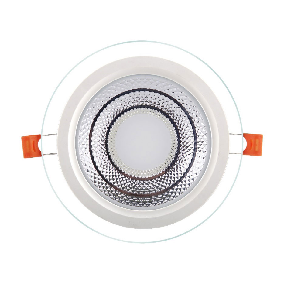 6W 12W 18W 24W Стеклянная панель Downlight