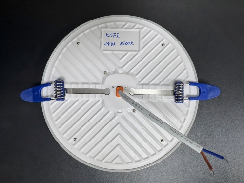 Встраиваемый безрамный панельный светильник DOB 9/24/36 Вт, железо + полипропилен